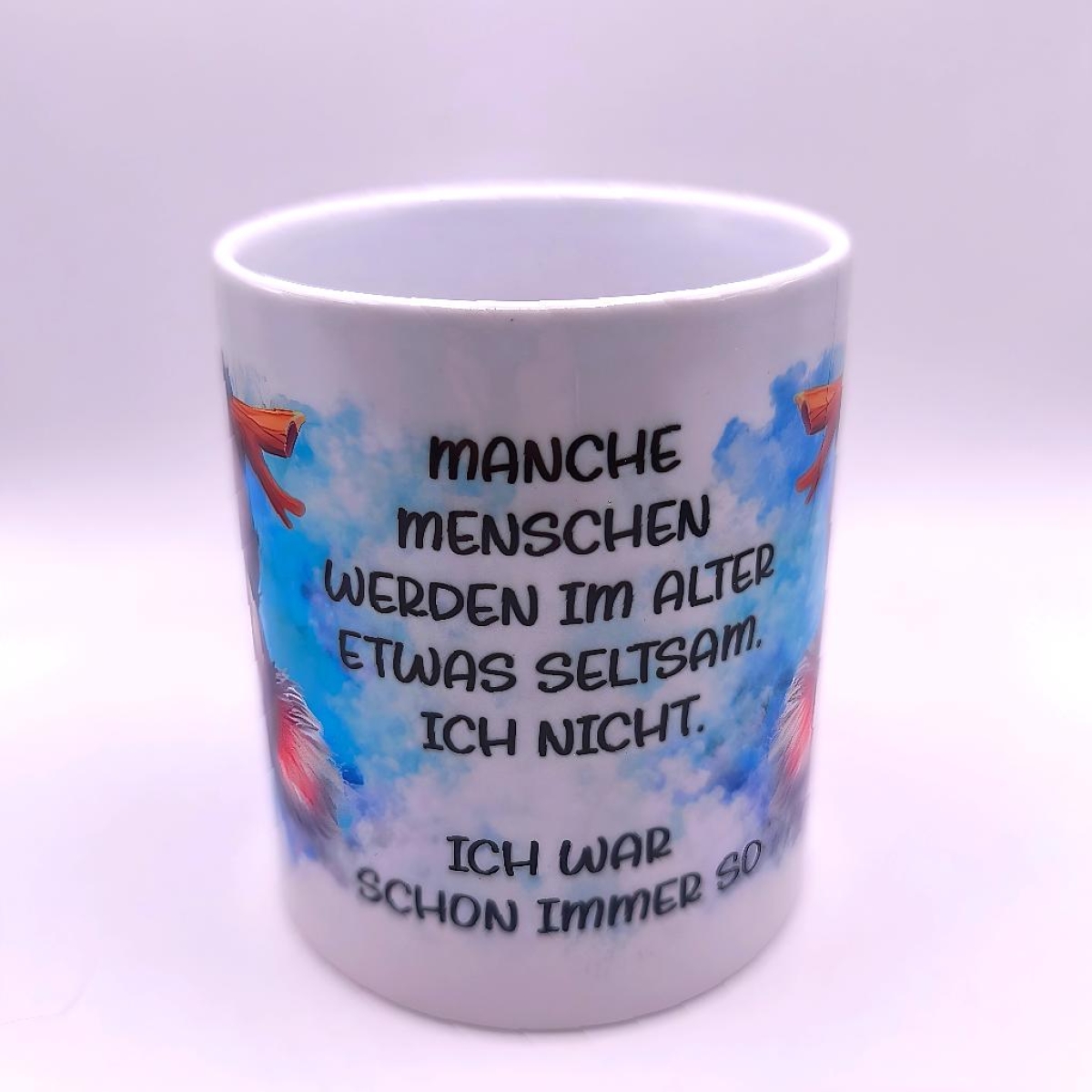 Tasse mit Koala Bär seltsames im Alter